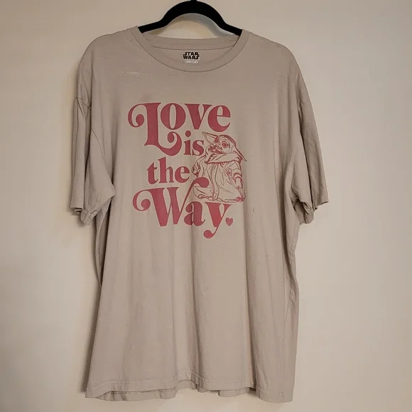 Love Is The Way Grogu The Child Tee MANDALORIAN STAR WARS X DISNEY XXL - Picture 9 of 9